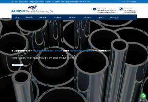 Rajpushp Metal &amp; Engg. Co. - Rajpushp Metal &amp; Engg. Co. are one of the leading manufacturers, supplier and exporters of stainless steel, carbon steel, alloy steel, duplex steel and high nickel alloy sheet, plate, coil, round bar, rods, flanges, fittings, fasteners,etc.