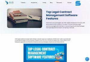 Legal contract management software - Legal contract management software provides businesses with the necessary tools to optimize and streamline the entire legal contract lifecycle. By implementing this software, employees are equipped with the best tools to effectively manage contracts, resulting in reduced delays, risks, and noncompliance. Furthermore, the use of legal contract management software increases organizational efficiency.