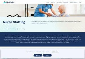 Healthcare Nurse Staffing - MedCadre is a trustworthy nurse staffing company that identifies and hires qualified RNs, CNAs, LPNs, LNAs, ARNPs, etc as traveling, per-diem, temporary, and more.