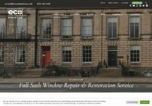 Sash Window Repairs Edinburgh - Eco Sash & Case specialises in repairing traditional timber-framed sash and case windows for customers in Edinburgh, Fife and the Lothians.