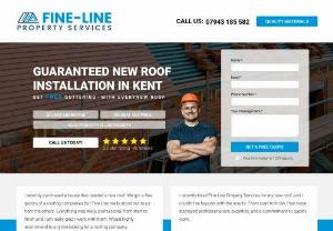 Fine-Line Property Services - Discover excellence with Fine-Line Property Services, your trusted roofing experts in Kent. From meticulous roof repairs to innovative new systems featuring lifetime-guaranteed dry ridge solutions, we've got your roofing needs covered.