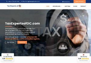TaxExpertsofOC.com - TaxExpertsofOC.com is a Premier Full-Service Best CPA Firm in California specializing in small & medium-sized businesses and professionals.