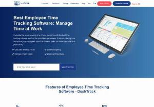 DeskTrack - DeskTrack is the best time tracking software for employee that elevates productivity. It offers real-time monitoring, revealing activity insights for efficient work management. With customizable features, categorize tasks, set goals, and identify distractions. Ideal for individuals and teams seeking optimized workflows, DeskTrack empowers informed decisions. Embrace efficient, data-driven work habits today!