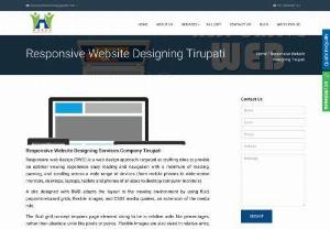 Responsive Website Designing Tirupati - Responsive web design (RWD) is a web design approach targeted at crafting sites to provide an optimal viewing experience easy reading and navigation with a minimum of resizing, panning, and scrolling across a wide range of devices (from mobile phones to wide-screen monitors, desktops, laptops, tablets and phones of all sizes to desktop computer monitors).  