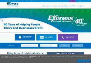 Express Employment Professionals of Rantoul, IL - We eliminate frustration and stress by offering a truly customized full-service staffing solution. Express Employment services include Professional search, Skill Trades, Administration, On-Site Staffing and Light Industrial; these verticals offer Temporary, Contract, Temp to Hire and Permanent Placement Services. We are a one stop, full-service experience that provides exceptional solutions at every level of your business.