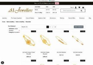 Indian gold bracelet - Welcome to our extensive collection of 22ct gold Bracelets! Buy Indian Gold Bracelets and get the best deals at the lowest prices on A1jewellers!