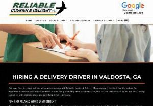 delivery driver careers valdosta ga - Get same-day pickup and delivery services from Reliable Courier & Delivery, based in Valdosta, GA. For more information, call us or visit our website.