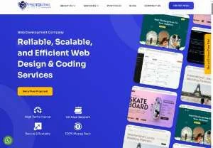 Screenshot of PSD to HTML Web Development Services