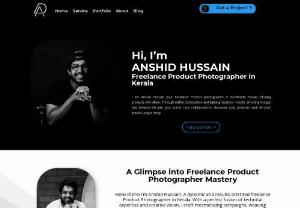 Freelance Product Photographer in Kerala - I'm Anshid Hussain, your Freelance Product Photographer in Kozhikode, Kerala. I bring products to life through captivating imagery. Let's tell your brand's unique story together.