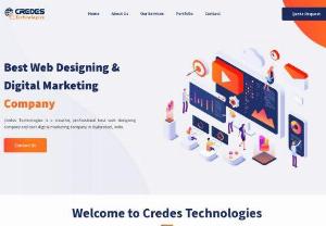 Best Web Design Company in Hyderabad - Credes Technologies - Best Web Design Company in Hyderabad, we offer professional website design for personal, business and Ecommerce websites that are SEO optimized.