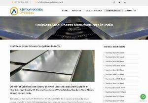 Stainless Steel Sheets Manufacturers in India - We are manufacturers, suppliers and exporters of high quality stainless steel sheets, ss sheets, hot rolled sheet, cold rolled sheets in India.