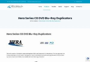 Hera Series Duplicator - CD DVD Blu-ray Automated Duplicators - The Hera series includes standalone, automated duplicators that operate independently of other equipment. Making it simple and easy to exchange between CD/DVD and Blu-ray towers.  Hera Series Duplicator, CD DVD Blu-ray Automated Duplicators, Automated Duplicators