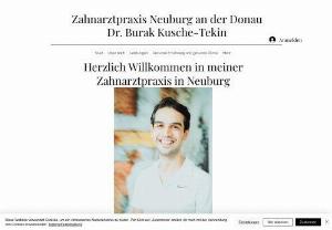 Dental practice Neuburg an der Donau Dr. Burak Kusche - Dear patients, I am pleased to welcome you. My name is Dr. Burak Kusche. Are you looking for a dentist you trust? So you are at the completely right place. Through my very careful, gentle and minimally invasive treatment method, I will help you get a beautiful, perfect smile again. I am a passionate dentist with a focus on aesthetic dentistry (veneers, highly aesthetic restorations, aesthetic front tooth correction with aligners, etc.). You as a patient are the focus and my team and I...