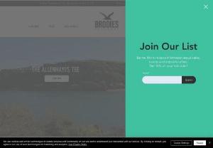 Brodies of Salcombe - Brodies of Salcombe is a unisex clothing company based in Salcombe, Devon. Designed and decorated by us in Salcombe