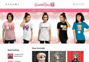 Kawaii Tees - Kawaii Tees is a trendy fashion brand that specializes in creating adorable and unique t-shirts. Our designs blend Japanese kawaii aesthetics with modern fashion, offering customers a delightful collection of cute and stylish tees. Embrace your inner kawaii with Kawaii Tees!