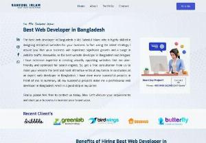 Web Developer in Bangladesh - Md Sahedul Islam is a standout web developer known for his innovative solutions and unwavering dedication to client satisfaction. With expertise in a wide range of technologies, he consistently delivers cutting-edge digital experiences that exceed expectations. Sahedul's attention to detail and passion for his craft make him an invaluable asset in today's rapidly evolving digital landscape. Choose Sahedul for a web developer who transforms concepts into seamless,...
