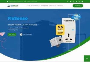 Smart Water Level controller - FloSenso - a powerful IoT-based water level controller that will automatically regulate the water input in your storage tanks and save you costs, energy and give you peace of mind. Embedded with waterproof ultrasonic sensor, FloSenso ensures optimal water management, continuous supply of water, and a sustainable future.
