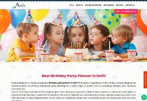 Birthday Party Decoration in Delhi - Get ready to host a birthday bash like no other with Amaira Magical exquisite birthday party decoration services in Delhi. Our professional group focuses on growing surprise decorations that would make your birthday party a memorable one.