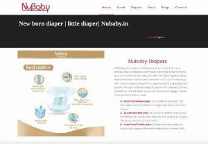 New born diaper | little diaper| Nubaby.in - New born diaper provide every mother with breathable cost-effective diapers with demanding standards diaper which has 360 elastic waist design diaper had Green.