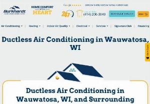 Ductless Air Conditioning in Glendale, WI - Enjoy efficient ductless air conditioning in Glendale, WI. Burkhardt Heating and Cooling offers top-notch services. Call 414-206-3049 to stay cool.