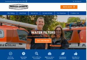 Water Filters - Service Experts - At Service Experts, we provide water filtration systems & under sink water filters for home & business. Call us on 1300 390 045 today.