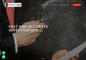 Detective Eye | Best Private  Detective Agency in Kolkata - Call the best detective agency in Kolkata to schedule a consultation with a private detective. Get quick and accurate detective services.