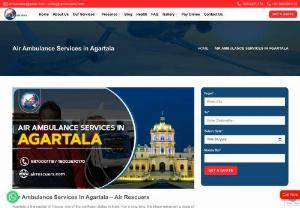 Air Ambulance Services in Agartala - Air Rescuers Air Ambulance provides an exceptional Air and Train Ambulance Service in Agartala, assisting in the safe transfer of critical patients.