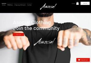 Asocial Clothing - Asocial Clothing goes beyond fashion; it is a lifestyle. We support those who are not afraid to be different, who dare to break with expectations and refuse to allow themselves to be categorized. With our clothing, we want to build a community of like-minded souls, a breeding ground of creativity and individuality.