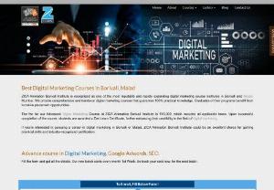 Best Digital Marketing Course in Borivali, Mumbai l ZICA Animation - ZICA Borivali Institute in Mumbai offers a 100% practical and advanced-level digital marketing course with placement assistance. The fees for the Advanced Digital Marketing Course at ZICA Borivali Institute are ₹55,000, including all taxes. It is recognized as the fastest-growing Digital Marketing Institute in Mumbai and ranks among the top digital marketing institutes in the city.
