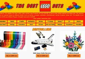 The best Lego sets - A website that shows the best Lego sets to buy.