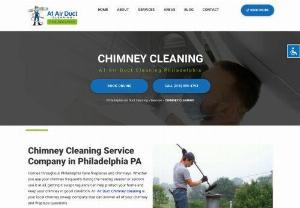 Chimney cleaning Philadelphia pa - Homes throughout Philadelphia have fireplaces and chimneys. Whether you use your chimney frequently during the heating season or seldom use it at all, getting it swept regularly can help protect your home and keep your chimney in good condition. A1 Air Duct Chimney Cleaning is your local chimney sweep company that can answer all of your chimney and fireplace questions.