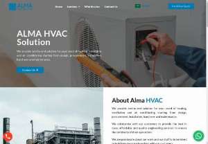 Alma Hvac - ALMA HVAC Service and Repair Riyadh provides end-to-end solutions for heating, ventilation, and air conditioning starting from design, procurement, installation, hand over, and maintenance.