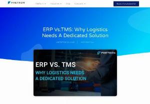 ERP Vs TMS - ERP focuses on optimizing business information management. TMS enhances transportation management considering shipment tracking, route optimization, etc.