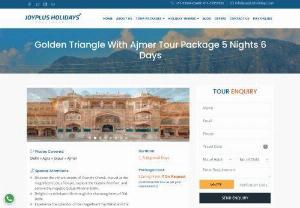 Golden Triangle With Ajmer Tour Package 5 Nights 6 Days - Embark on an extraordinary journey of wonder and exploration through India's renowned and ancient cities of Delhi, Agra, and Jaipur, famously known as the Golden Triangle. These three cities boast a captivating fusion of Mughal, Persian, and Hindu architectural masterpieces, showcasing a rich tapestry of history, splendor, and magnificence.
