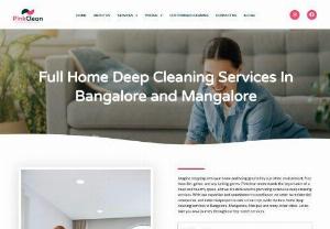 Deep Cleaning Services - Pinkclean Cleaning is your trusted source for pristine, germ-free environments. We offer deep cleaning and disinfection services for homes, offices, and industrial properties across Bangalore, Mangalore, Manipal, and more.