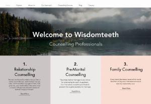 Wisdomteeth Relationship and Marriage counceling - We have more than 20+ years of corporate experience in managing the complex programs and running the big teams. We are experienced in providing counseling for more than 10 years and certified professional life coach