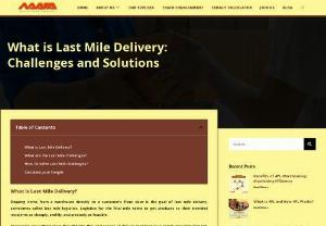 What is Last Mile Delivery - Last mile delivery refers to the final step in the supply chain, where goods are transported from a distribution center or a local hub to their ultimate destination, typically a customer's doorstep. It is a critical and often the most challenging phase of the delivery process, as it can significantly impact customer satisfaction and operational costs.