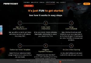 Haunted House Ticketing Near Me | FEARTICKET - FEARTICKET is a top-ranked ticketing platform in the USA, Canada, and UK that offers online haunted house and fear tickets with advanced features. Instead of this FEARTICKET supports a Box-office ticketing system that enable a user to get a ticket from any Box-office device. Also, Hytix payment is another advanced payment system for Halloween event tickets.