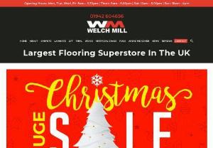 Welch Mill Carpets - Welch Mill is a large carpet and flooring showroom based in Leigh, Greater Manchester. Within driving distance of Wigan, St Helens and Warrington, Welch Mill is well known for its quality carpets and flooring products. We offer a wide variety of carpets, laminate flooring, Karndean flooring and accessories.