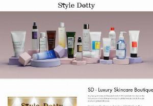 SD Luxury Skincare Boutique - We are an Ahmedabad-based luxury skincare boutique offering premium, high-end skincare beauty products. Shop for celebrity skincare brands and Korean beauty products at StyleDotty store. Explore the luxury skincare brands like Cerave, Glow Recipe, Cosrx, La Roche Posay, SomeByMi, Panah Labs, Inkey List, Klairs and much more Korean beauty products. Visit our store and get personalized recommendations and advice from our skincare expert best suitable to your skin type. Contact Now!