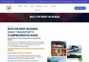 Bus For Rent in Dubai - When it comes to finding a 