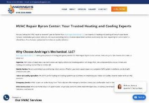 HVAC Repair Byron Center MI - Are you in Byron Center, MI and seeking HVAC repairs or services? Look no further than Andringa’s Mechanical LLC; our experts in heating and cooling will ensure your home remains comfortable year-round. Here you will learn everything there is to know about HVAC services offered here, from furnace replacement to indoor air quality solutions.