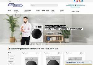 Buy the latest Super General washing machine in UAE - Explore the best deals on Super General washing machines online in UAE and enjoy hassle-free laundry. Shop now! You can purchase online from Amazon, Sharaf DG UAE, Lulu hypermarket and more.