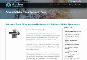 Automatic Bottle Filling Machine Manufacturers - The packaging and manufacturing industries have benefited technologically from machine. These devices are expertly developed to manage the intricate bottle filling process with accuracy and efficiency, guaranteeing product quality preservation while maximizing production rates.