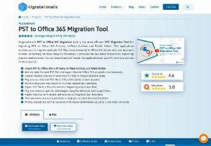 MigrateEmails PST to Office 365 Migration Tool - MigrateEmails PST Migration Tool is a reliable solution to migrate multiple PST files to an Office 365 account with high data accuracy.