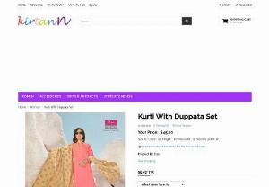 Kurti With Duppata Set  - Shop our collection of kurti with duppata sets for a stylish and elegant look. Perfect for any occasion.