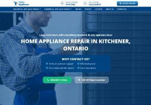 Alpha Appliance Repair Service of Kitchener - Alpha Appliance Repair Service is a reliable company that offers its specialists to anyone looking for home appliance repair services. Give us a call or visit our website if your home appliance is not working as you expected or is completely out of order. We fully understand the importance of various household appliances in your daily life and understand situations when they suddenly stop working.  We service wide range of home appliances, including refrigerators, dishwashers and others.