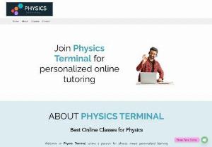 Physics Terminal - Online tuitions in Physics for students preparing for Board exams of classes 7 to 12 and entrance exams like JEE and NEET