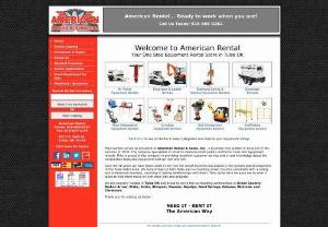 American Rental and Sales Inc - Address: 9517 E 54th St, Tulsa, OK 74145, USA || Phone: 918-665-0262