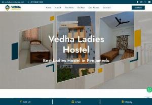 Best Ladies Hostel in Peelamedu, Coimbatore - Vedha Ladies Hostel - Vedha Ladies Hostel in peelamedu is one of the best womens pg hostels near Tidel park, PSG College, Krishnammal College, PSG Medical College Peelamedu, Coimbatore. You get the comforts of home, with fully furnished rooms and its amenities.